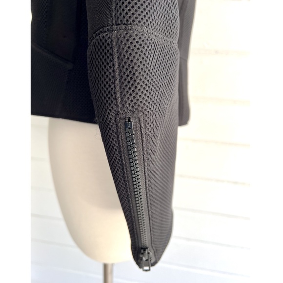 SHIRO SAKAI Neoprene Mesh Moto Jacket in Black - M - Picture 7 of 14